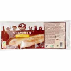 Baguette precocida Carrefour Classic' pack de 2 unidades de 150 g.