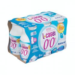 Bebida láctea natural L-casei 0% materia grasa 0% azúcares añadidos 6 mini botellas X 0.1 kg