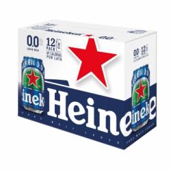 Cerveza Heineken Lager 0,0 alcohol pack 12 latas 33 cl.