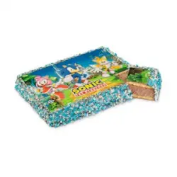 Tarta infantil Sonic Hacendado congelada  1.4 kg