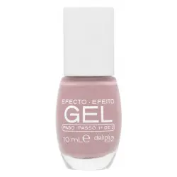 Laca de uñas efecto gel Deliplus 255 malva  1 ud