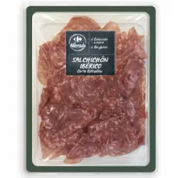 Salchichón Ibérico en lonchas extrafinas Carrefour El Mercado sin gluten 100 g