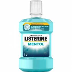Enjuague bucal mentol Listerine 1 l.