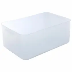 Caja de Plástico Pratik Box Carrefour Home A5 Mediana - Transparente