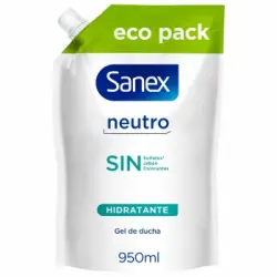 Gel de ducha neutro hidratante Sanex 950 ml.