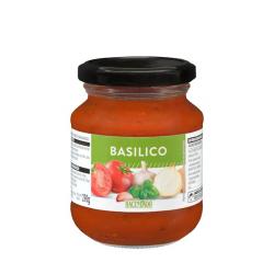 Salsa de tomate Basilico con albahaca Hacendado Tarro 0.29 kg