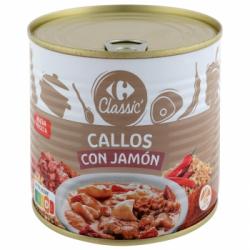 Callos con jamón Classic Carrefour sin gluten 630 g.