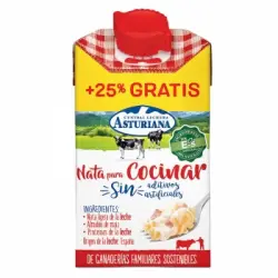 Nata para cocinar Central Lechera Asturiana 200 ml.