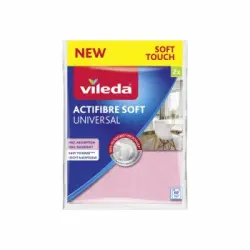 Set 2 Bayetas Microfibras VILEDA Actifibre Soft