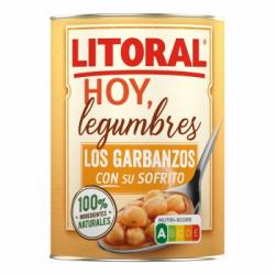 Garbanzos con su sofrito Hoy Legumbres Litoral sin gluten 440 g.