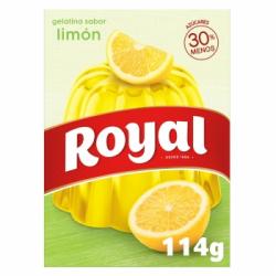Gelatina con sabor limón -30% azúcar Royal 114 g.