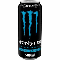 Monster Energy Absolutely zero azúcar bebida energética lata 50 cl.