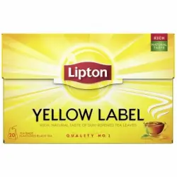 Té negro aromatizado en bolsitas Yellow Laben Lipton 20 ud.