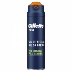 Gel de afeitado para piel sensible Pro Gillette 200 ml.