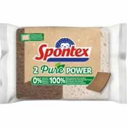 Set 2 Estropajos SPONTEX Pure Power