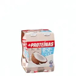 Bebida láctea sabor coco +Proteínas Hacendado 0% m.g 0% azúcar 11 g proteínas 4 botellas X 0.16 kg