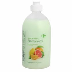 Jabón de manos aroma frutal Carrefour 500 ml.
