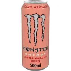 Monster Energy Ultra Peachy Keen Bebida Energética sin azúcar lata 500 ml.