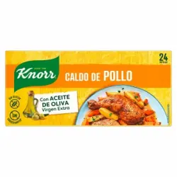 Caldo de pollo Knorr sin gluten y sin lactosa 24 pastillas