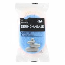 Esponja dermomasaje exfoliación Regeneración Carrefour 1 ud.