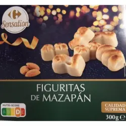 Figuritas de mazapán Sensation Carrefour 300 g.