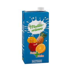 Fruta + leche Mediterráneo Hacendado Brick 1 L