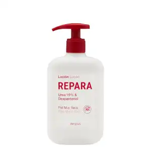 Loción corporal Repara Deliplus urea 10% y dexpantenol Bote 0.4 100 ml