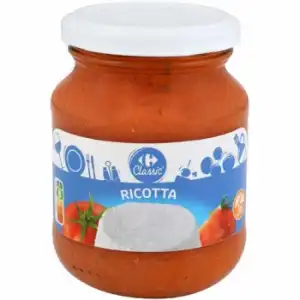 Salsa ricotta Carrefour sin gluten 300 g.