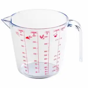 Jarra Medidora de Plástico CARREFOUR HOME 0,5 l