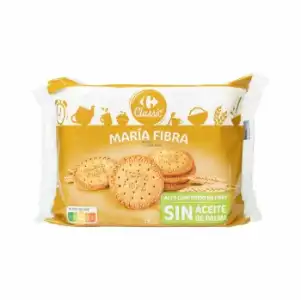 Galletas María Carrefour Classic sin aceite de palma 600 g.