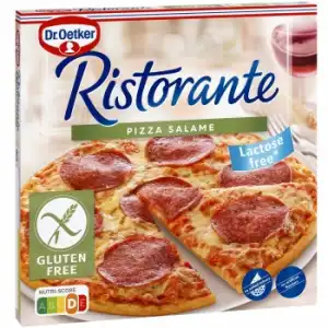 Pizza de salami Ristorante Dr. Oetker sin gluten sin lactosa 315 g.