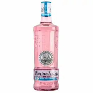 Ginebra Puerto de Indias strawberry 0,0 sin alcohol 70 cl.