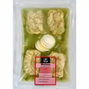 Merluza salsa verde Carrefour 650 g