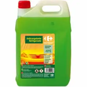 Anticongelante/Refrigerante 25% Carrefour 5L Protege hasta -13o