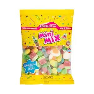 Golosinas Mini Mix con pica Hacendado Paquete 0.3 kg