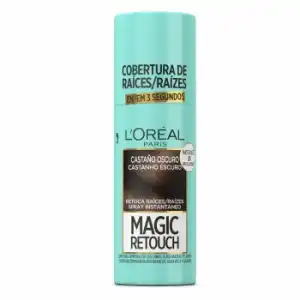 Tinte retoca raíces spray instantáneo castaño oscuro Magic Retouch L'Oreal Paris 75 ml.