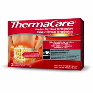 Parches térmicos terapéuticos para dolor de la zona lumbar y cadera Thermacare 2 ud.