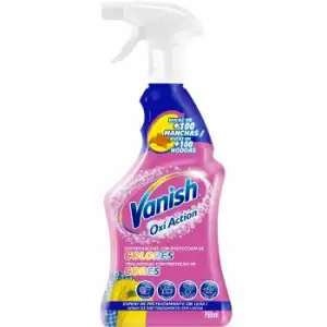 Quitamanchas para la ropa 4 en 1 pretratante spray Vanish 750 ml.