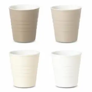 Set de 4 Vasos Expreso CARREFOUR HOME 6 cl.