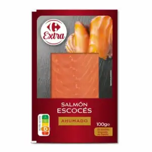 Salmón ahumado escocés Carrefour 100 g.