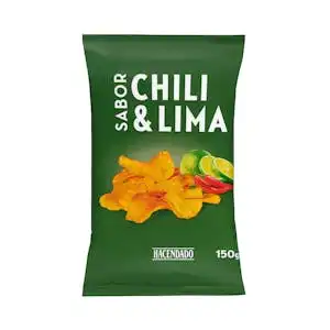 Patatas fritas sabor chili y lima Hacendado Paquete 0.15 kg