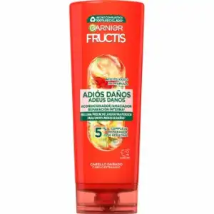 Acondicionador adiós daños con aceite de marula para cabello dañado Garnier Fructis 250 ml.