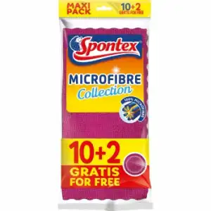 Bayetas Microfibras Superabsorbentes SPONTEX 10 ud