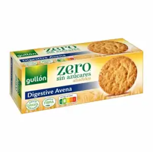 Galletas de avena sin azúcar añadido Zero Gullón 410 g.