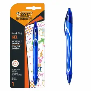 Boligrafo Gelocity Quick Dry Bic Azul