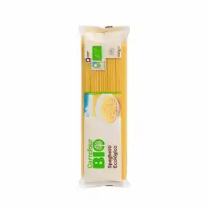 Espaguetis ecológicos Carrefour Bio 500 g.