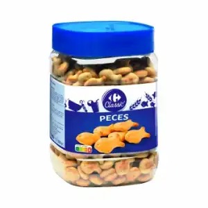 Galletas saladas peces Carrefour Classic 350 g.