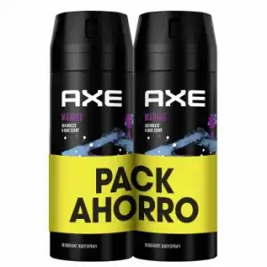 Desodorante en spray Marine Axe pack de 2 unidades de 150 ml.