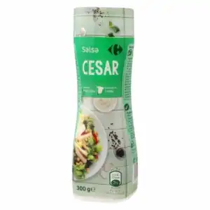 Salsa césar Carrefour envase 300 g.