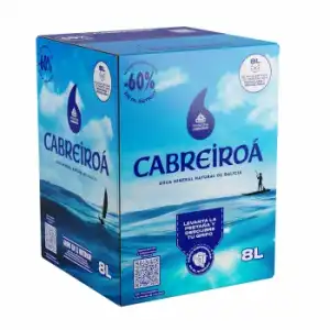 Agua mineral Cabreiroá grifo 8 l.